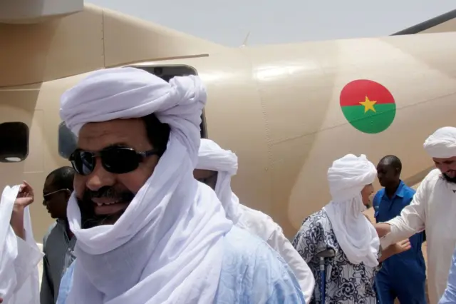 Iyad Ag Ghaly en 2012 à Kidal