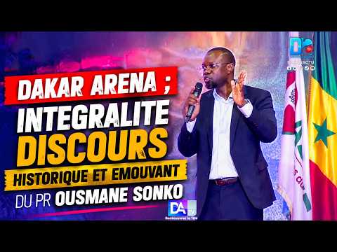 Ousmane Sonko lors du congrès de PASTEF à la Dakar Arena