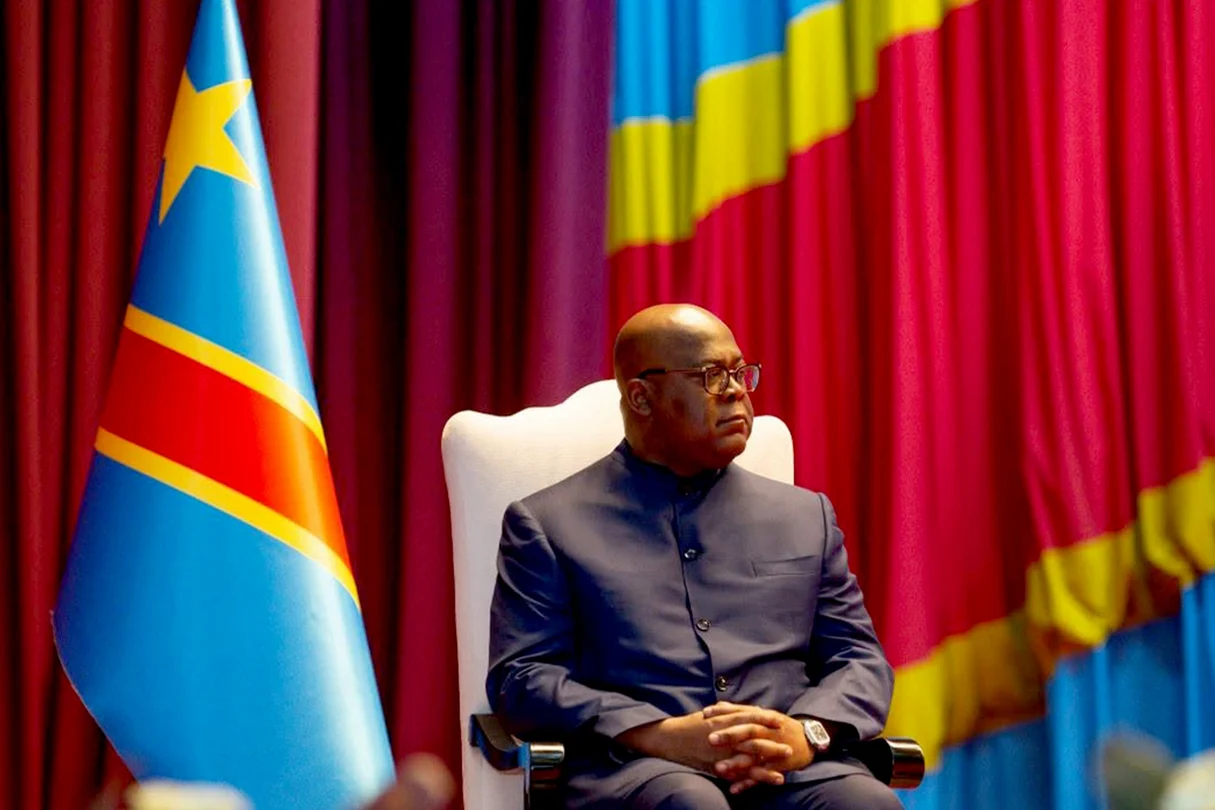 Félix Tshisekedi, portrait officiel à Kinshasa en octobre 2025.