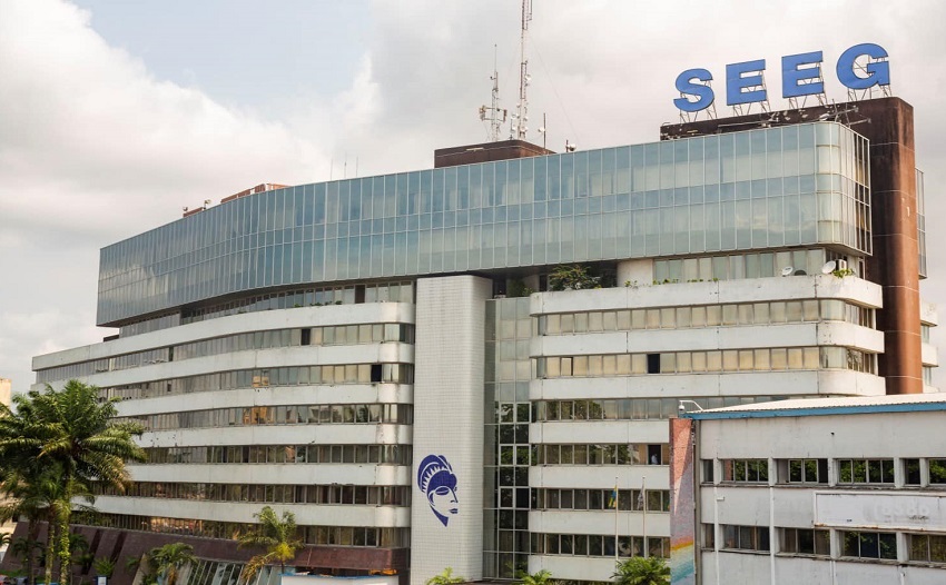 Installations de la SEEG au Gabon