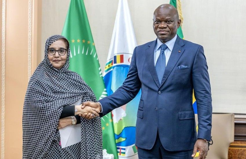 Rencontre diplomatique entre le président gabonais Oligui Nguema et l