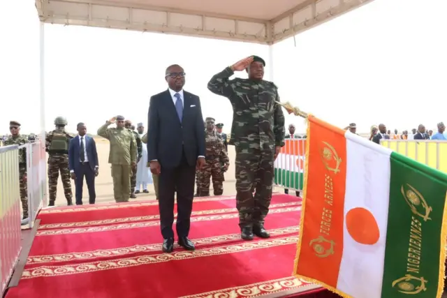 Romuald Wadagni, président du Bénin, lors de sa visite au Niger en juin 2026