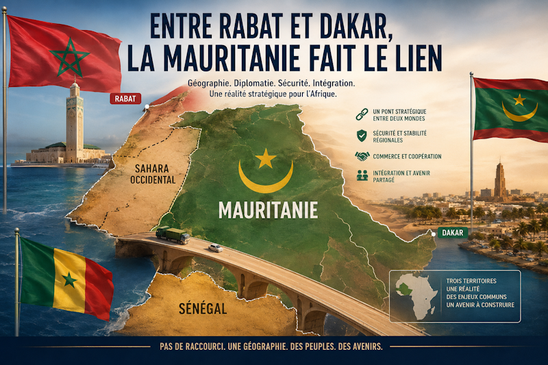 Maroc, Mauritanie, Sénégal : La géopolitique face aux raccourcis