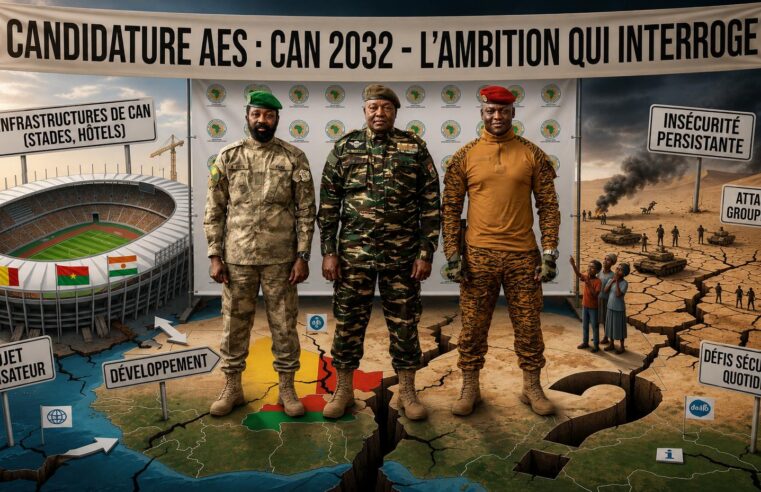 Candidature commune du Burkina Faso, du Mali et du Niger pour la can 2032 : un pari risqué dans un contexte d&rsquo;insécurité persistante