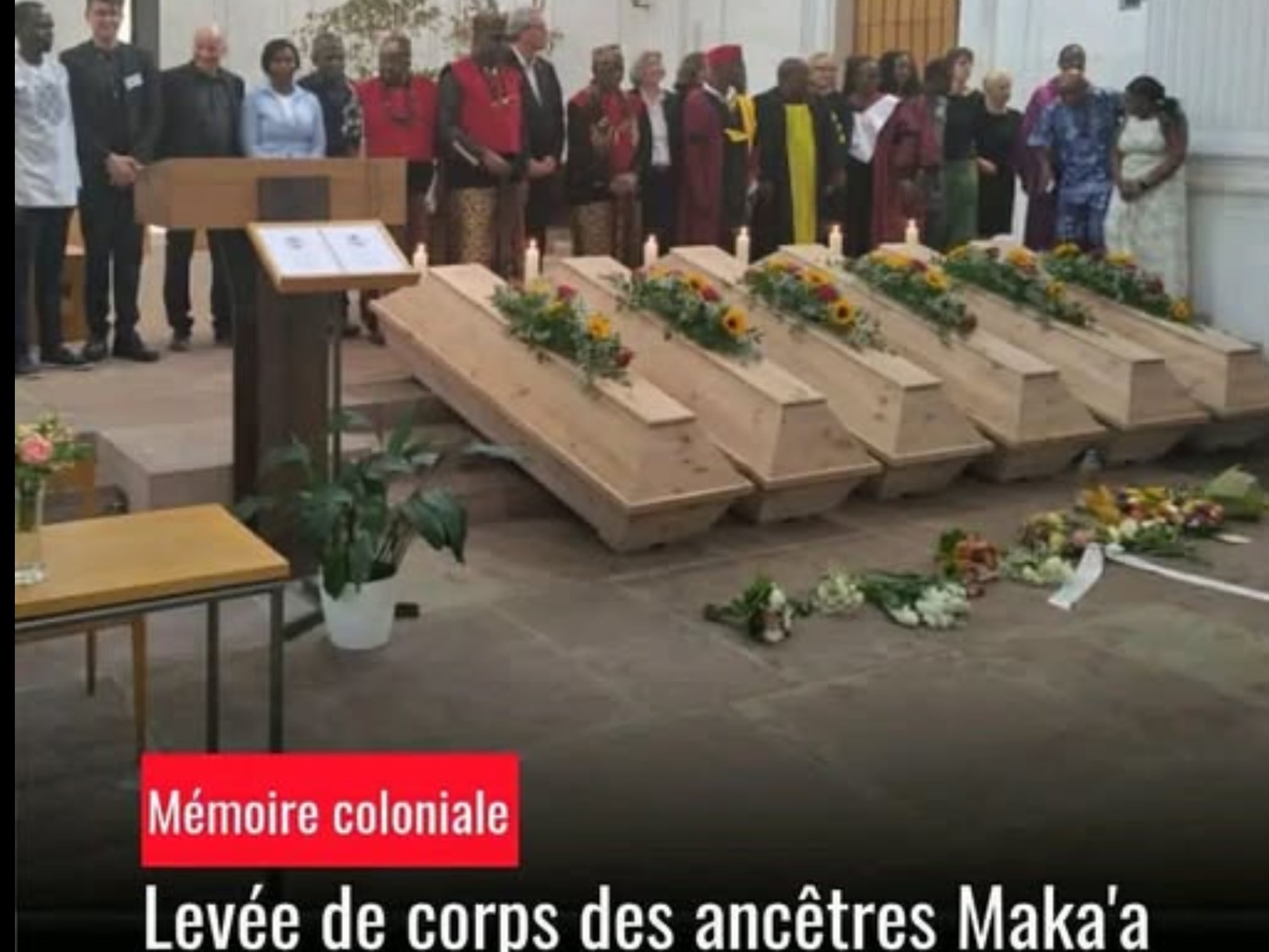 Mémoire coloniale : l’Allemagne restitue au Cameroun les restes d&rsquo;ancêtres Maka&rsquo;a