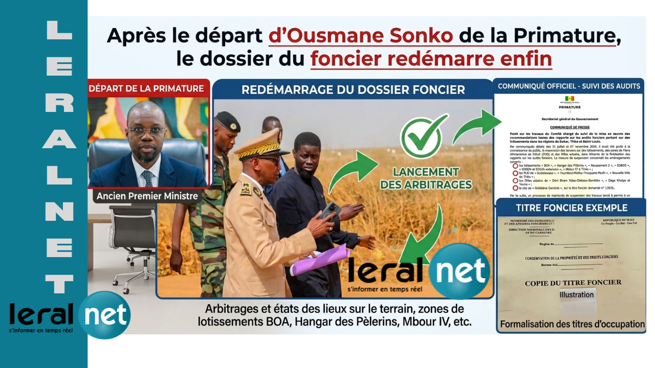 Foncier au Sénégal : les projets gelés enfin relancés après la crise politique