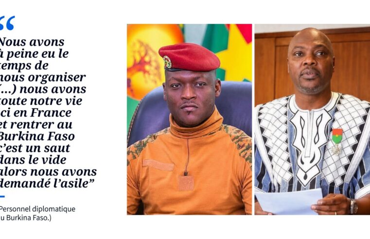 Diplomates burkinabè en France : la fuite vers l&rsquo;asile politique