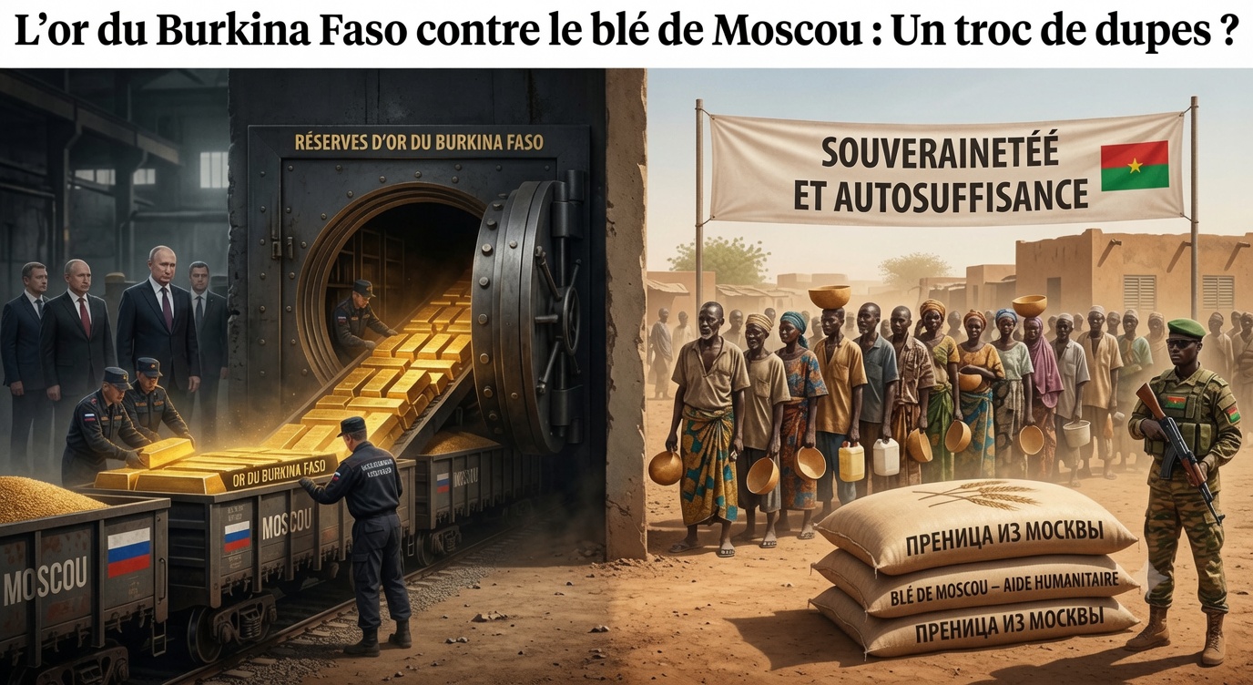 L&rsquo;or burkinabè et le blé russe : une souveraineté en trompe-l&rsquo;œil