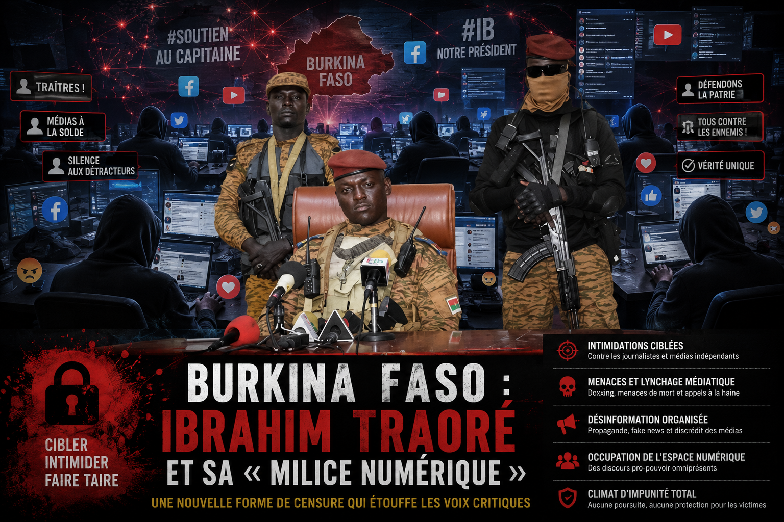 La stratégie numérique du régime de transition au Burkina Faso