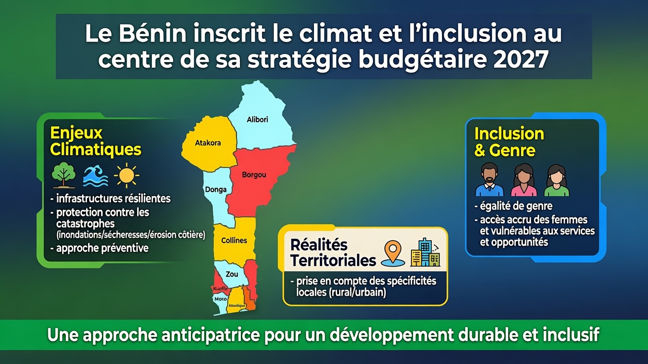Le Bénin place l&rsquo;écologie et l&rsquo;équité au cœur de son budget 2027