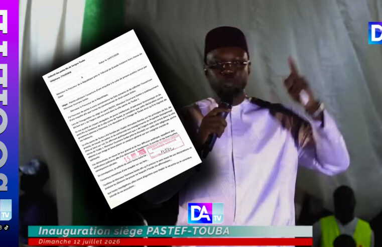 Plainte contre Ousmane Sonko pour propos sur touba : le parquet de Dakar saisi