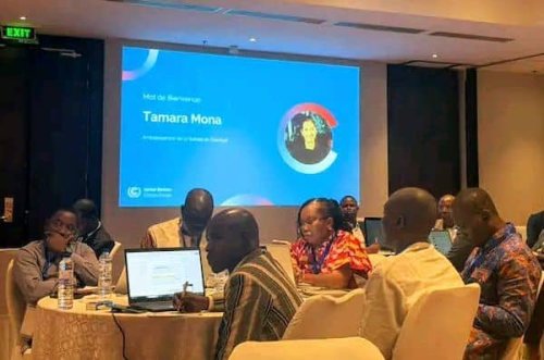 Fabrice Ntchango représentant le Gabon à l'atelier régional de Dakar sur les CDN