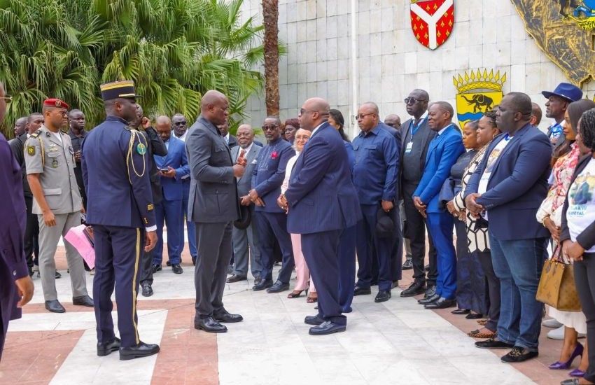 Délégation de l’Ogooué-Maritime reçue au Palais présidentiel
