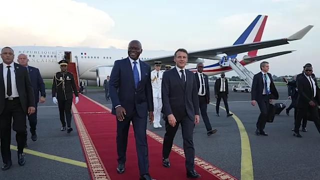 Le président gabonais Brice Clotaire Oligui Nguema lors d'un événement officiel