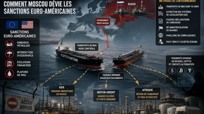 pétrole russe acheminé vers le Maroc