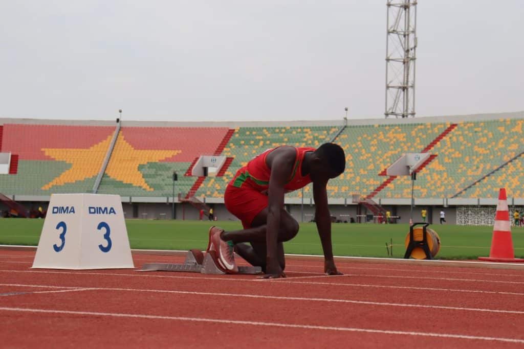 Jeunes athlètes en action lors des Championnats U18 et U20 des Cinq Nations