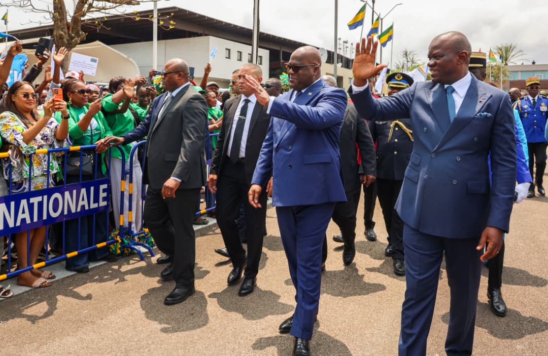Visite officielle de Félix-Antoine Tshisekedi à Libreville pour consolider les liens entre Gabon et rdc