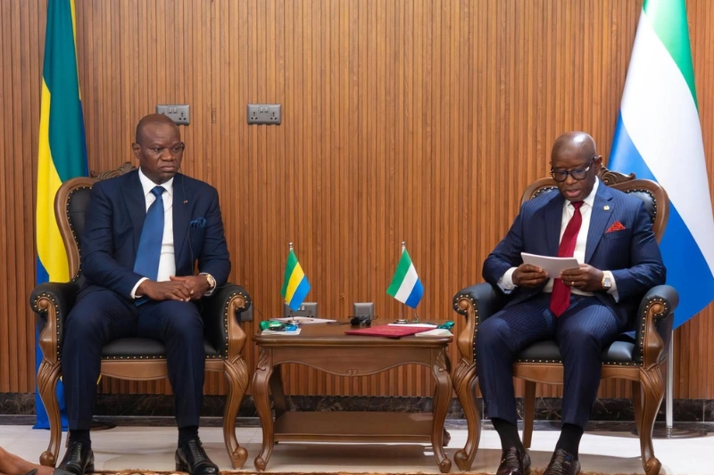 Renforcement des liens entre le Gabon et la Sierra Leone sous Oligui Nguema et Maada Bio
