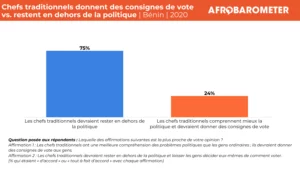 Chefs traditionnels au Bénin : entre confiance populaire et neutralité politique exigée