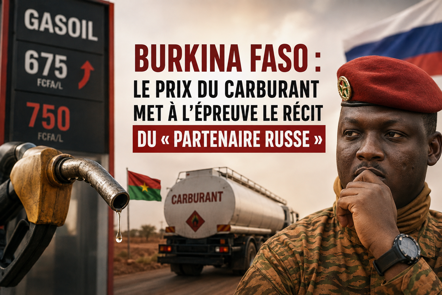 La hausse du carburant au Burkina Faso : une épreuve pour les alliances stratégiques