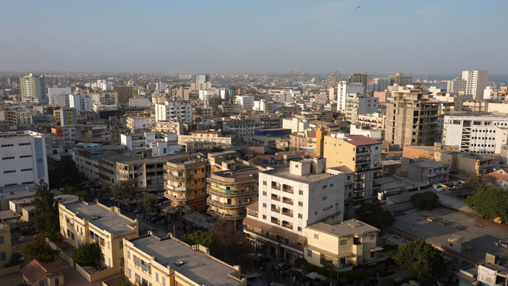 Vue d'ensemble du centre-ville de Dakar, au Sénégal, le mercredi 18 mars 2026.