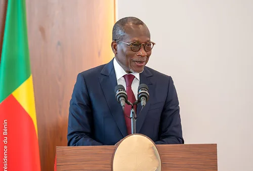Patrice Talon, nouvellement élu président du Sénat du Bénin