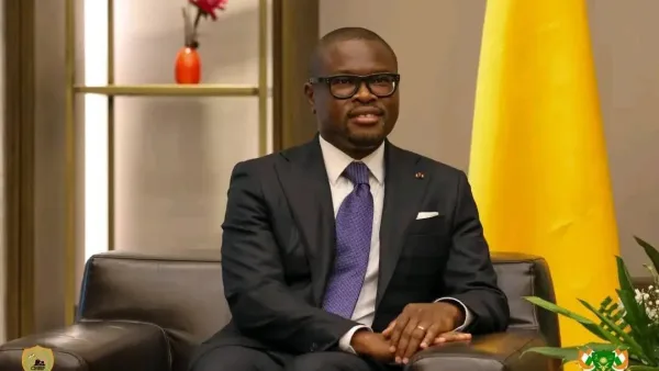 Romuald Wadagni lors d'une rencontre officielle