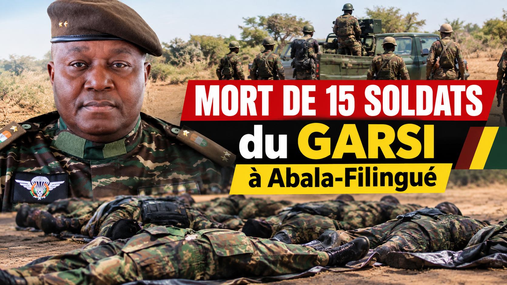 Abala-Filingué : ce que la mort de quinze soldats du GARSI révèle des failles cachées du régime de Tiani