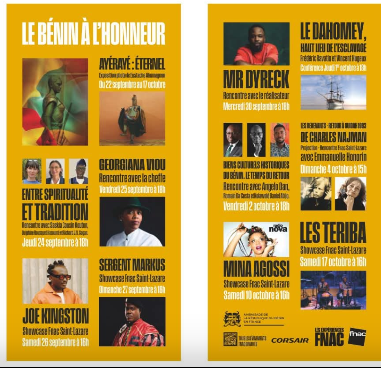 Ce que la Fnac Saint-Lazare ne dit pas sur le Bénin : plongée dans les coulisses d’une programmation révélatrice