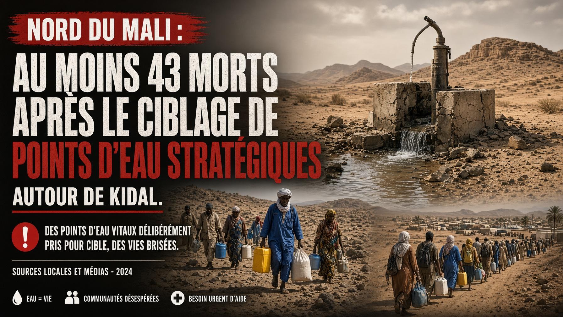 Kidal : les dessous d’une offensive qui a coupé l’eau et fait 43 morts