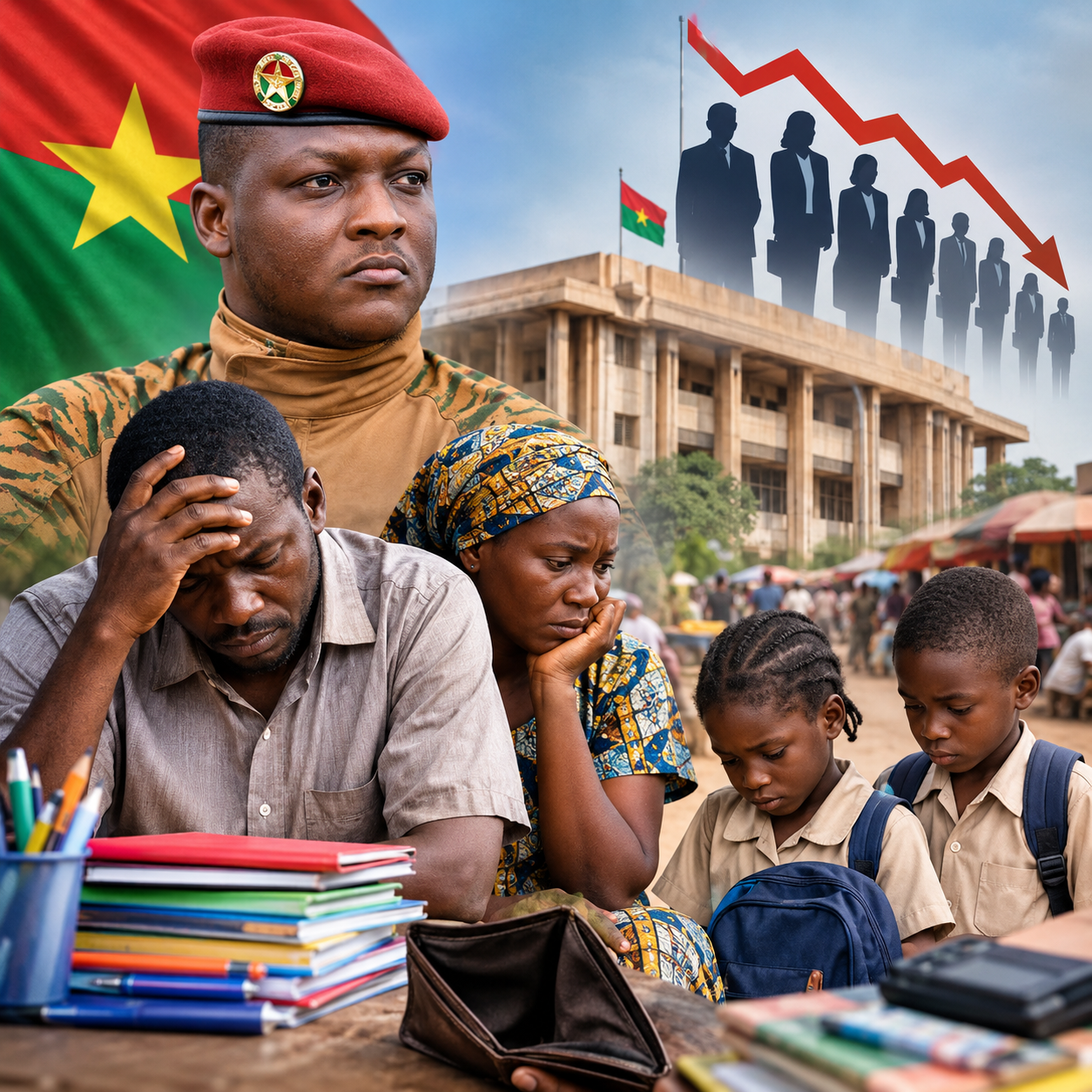 Fonction publique au Burkina Faso : comment la baisse des effectifs pèse sur les budgets familiaux