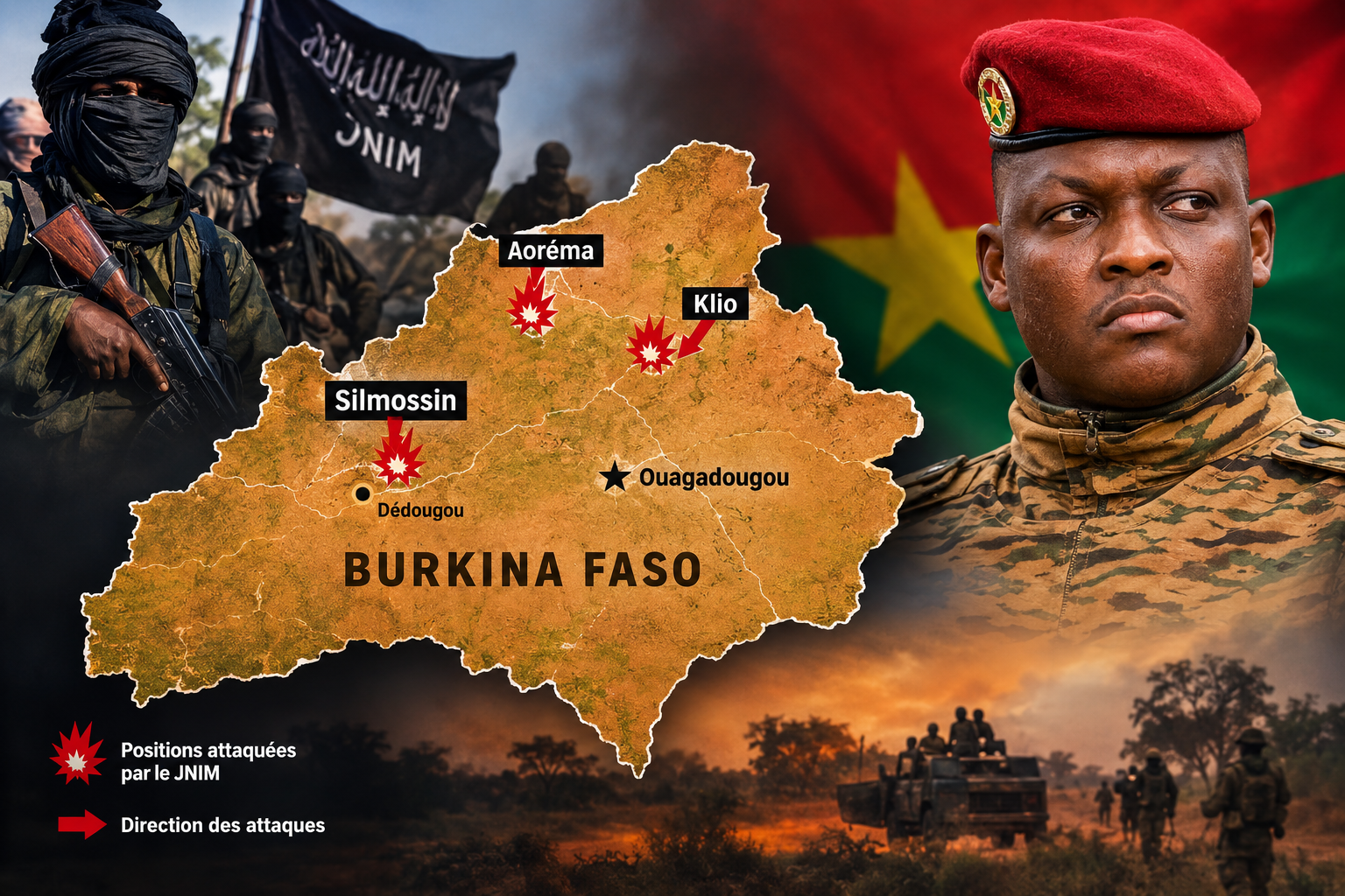 Silmossin : les revendications du JNIM révèlent les failles cachées de la stratégie sécuritaire de Traoré