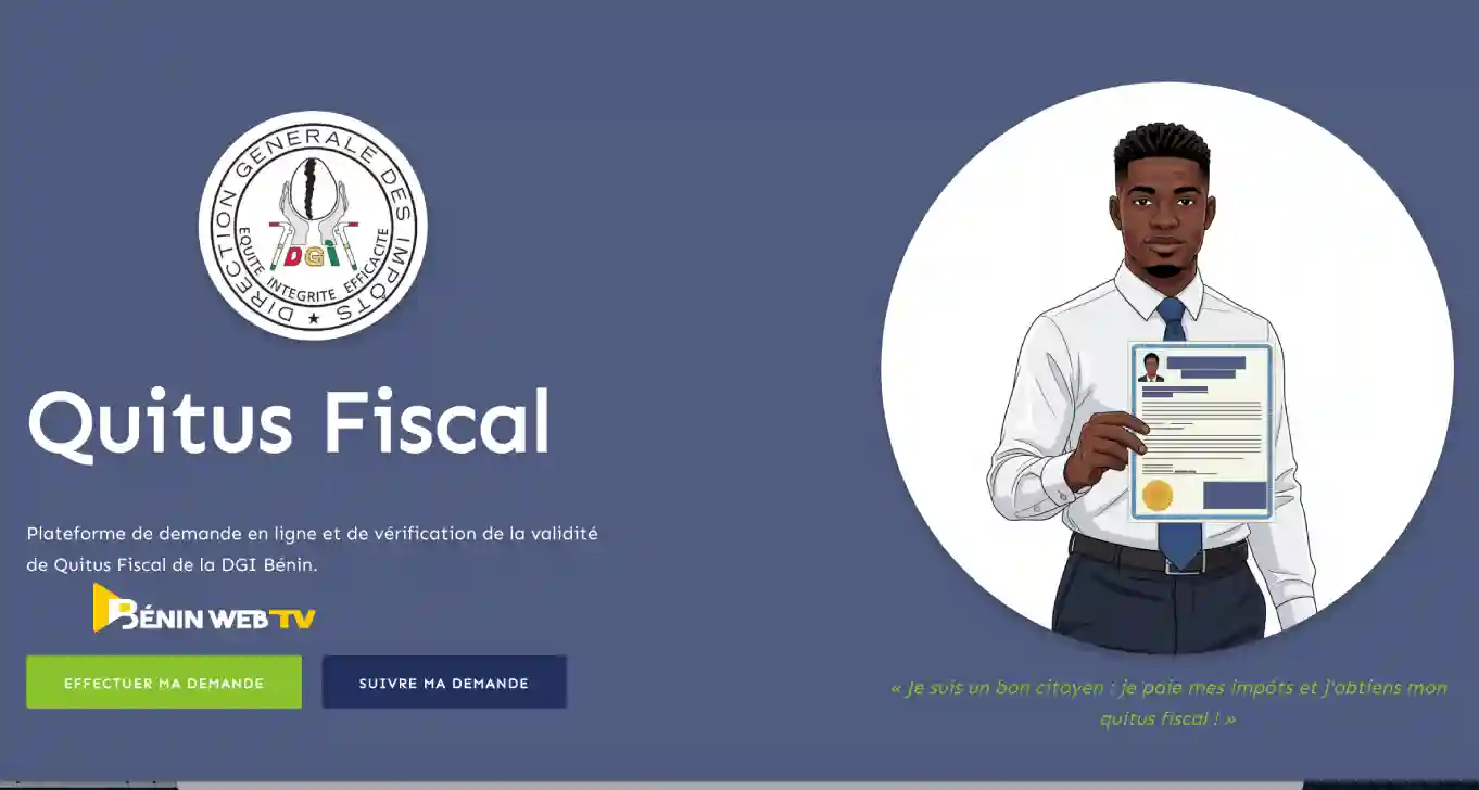 Quitus fiscal numérique au Bénin